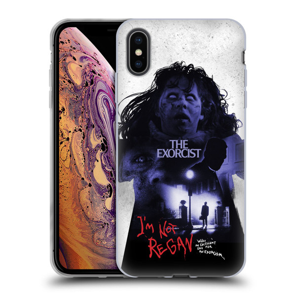 The Exorcist Graphics Poster 2 Soft Gel Case for Apple iPhone XS Max