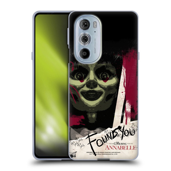 Annabelle Graphics Found You Soft Gel Case for Motorola Edge X30