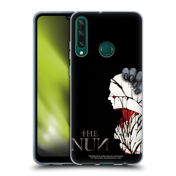 The Nun Valak Graphics Blood Hand Soft Gel Case for Huawei Y6p