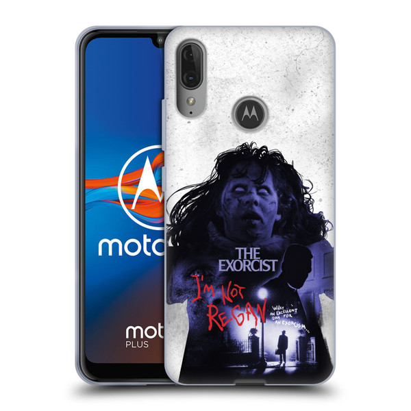 The Exorcist Graphics Poster 2 Soft Gel Case for Motorola Moto E6 Plus