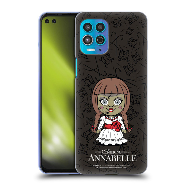 Annabelle Graphics Character Art Soft Gel Case for Motorola Moto G100