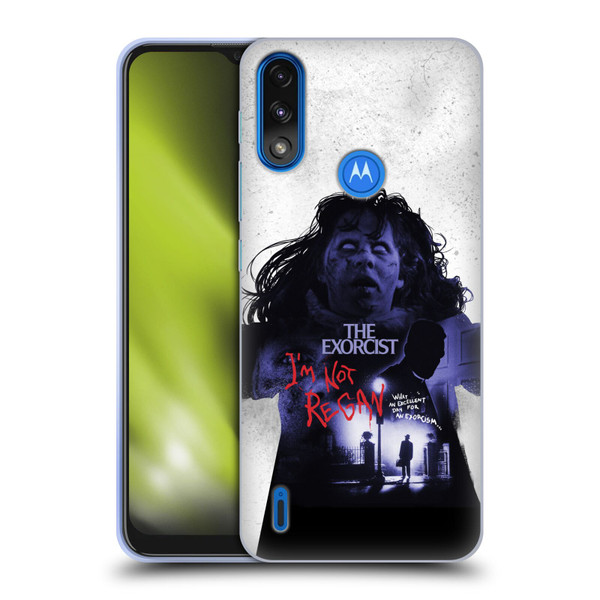 The Exorcist Graphics Poster 2 Soft Gel Case for Motorola Moto E7 Power / Moto E7i Power