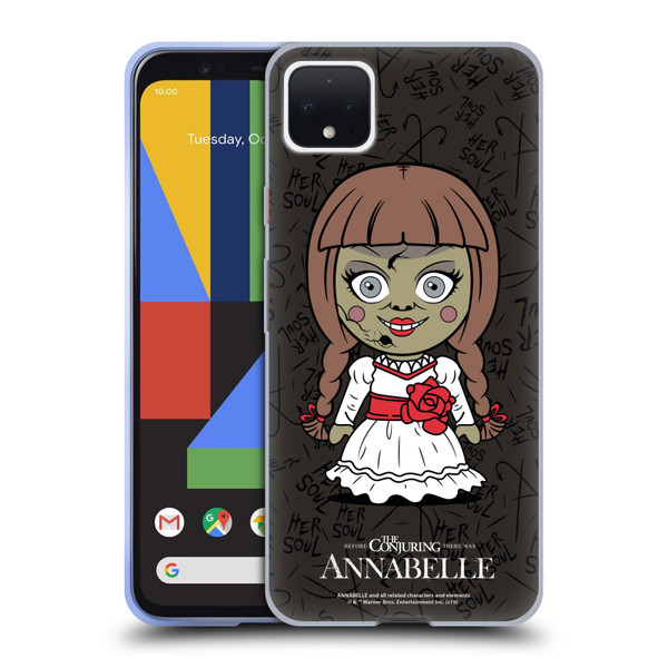 Annabelle Graphics Character Art Soft Gel Case for Google Pixel 4 XL