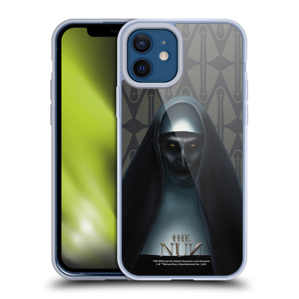 The Nun Valak Graphics Portrait Soft Gel Case for Apple iPhone 12 / iPhone 12 Pro