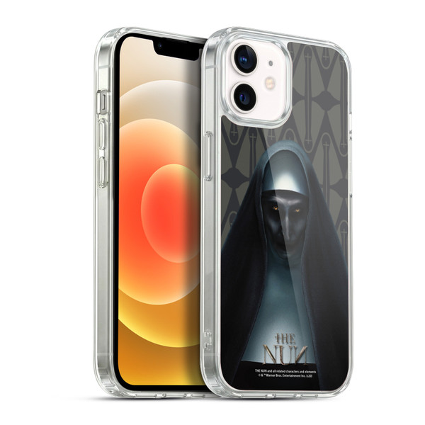 The Nun Valak Graphics Portrait Soft Gel Case for Apple iPhone 12 / iPhone 12 Pro & MagSafe