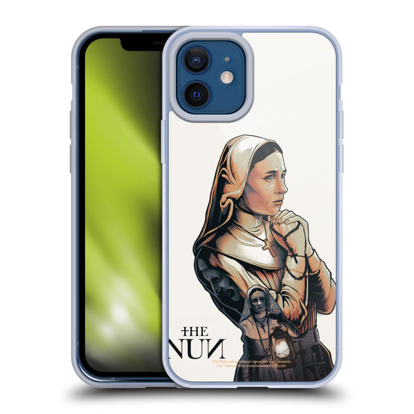 The Nun Valak Graphics Pray 2 Soft Gel Case for Apple iPhone 12 / iPhone 12 Pro