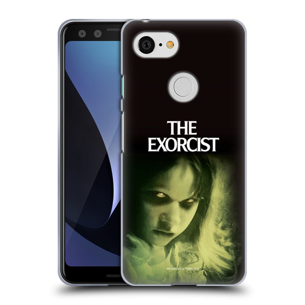 The Exorcist Graphics Poster Soft Gel Case for Google Pixel 3