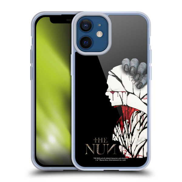 The Nun Valak Graphics Blood Hand Soft Gel Case for Apple iPhone 12 Mini