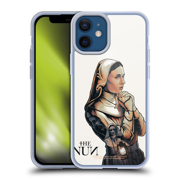 The Nun Valak Graphics Pray 2 Soft Gel Case for Apple iPhone 12 Mini