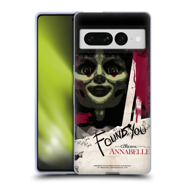 Annabelle Graphics Found You Soft Gel Case for Google Pixel 7 Pro