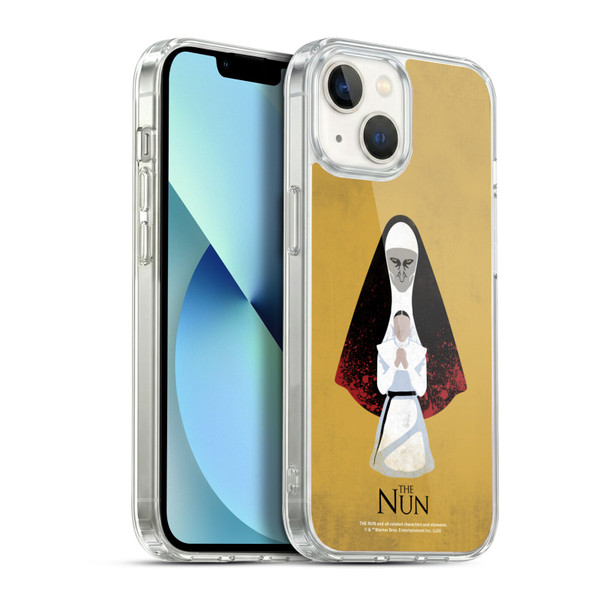 The Nun Valak Graphics Pray Soft Gel Case for Apple iPhone 13