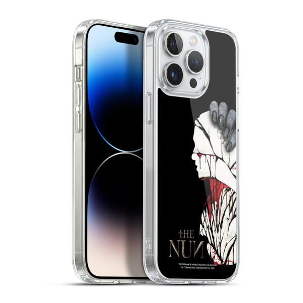 The Nun Valak Graphics Blood Hand Soft Gel Case for Apple iPhone 13 Pro Max & MagSafe