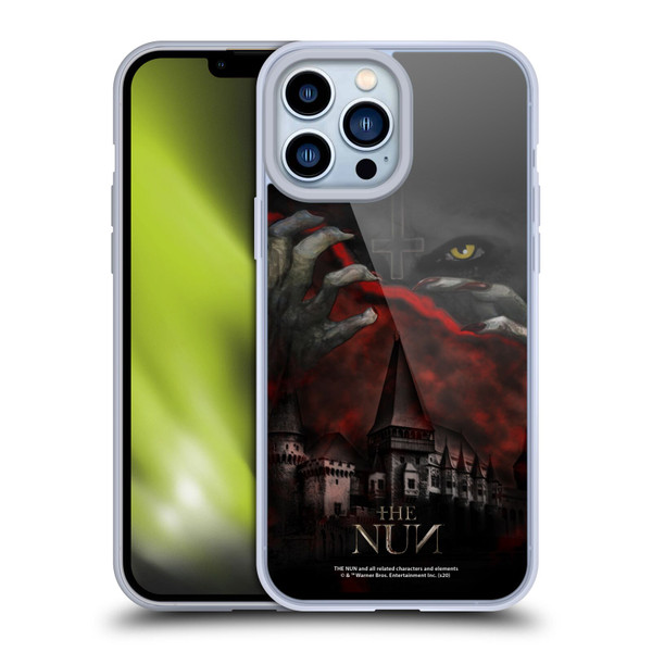 The Nun Valak Graphics Monastery Soft Gel Case for Apple iPhone 13 Pro Max