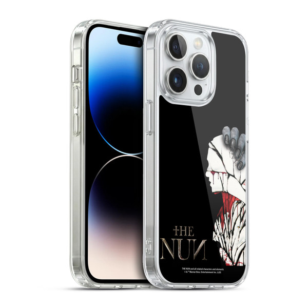 The Nun Valak Graphics Blood Hand Soft Gel Case for Apple iPhone 13 Pro & MagSafe