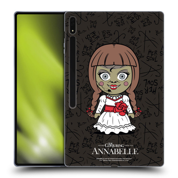 Annabelle Graphics Character Art Soft Gel Case for Samsung Galaxy Tab S8 Ultra