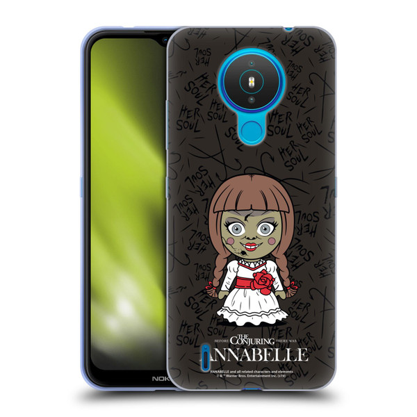Annabelle Graphics Character Art Soft Gel Case for Nokia 1.4