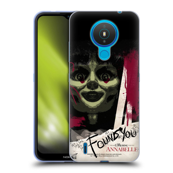 Annabelle Graphics Found You Soft Gel Case for Nokia 1.4