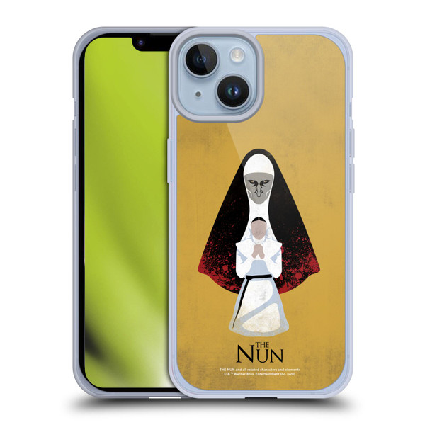 The Nun Valak Graphics Pray Soft Gel Case for Apple iPhone 14