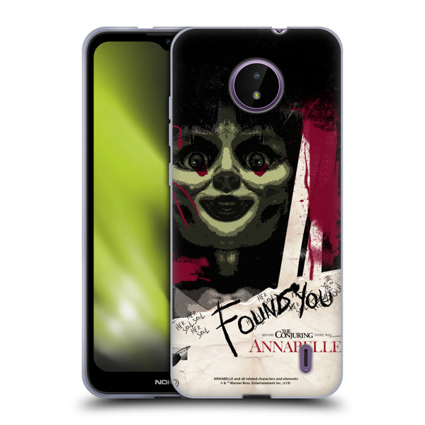 Annabelle Graphics Found You Soft Gel Case for Nokia C10 / C20