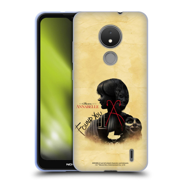 Annabelle Graphics Double Exposure Soft Gel Case for Nokia C21
