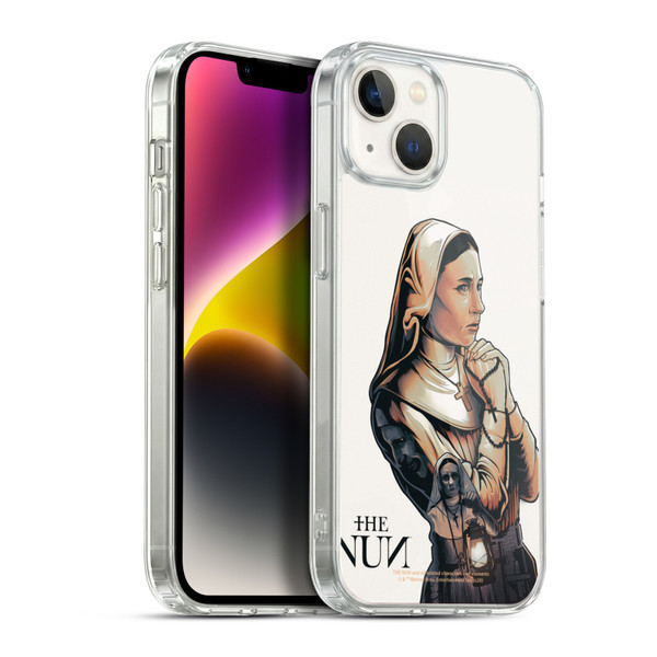 The Nun Valak Graphics Pray 2 Soft Gel Case for Apple iPhone 14 Plus & MagSafe