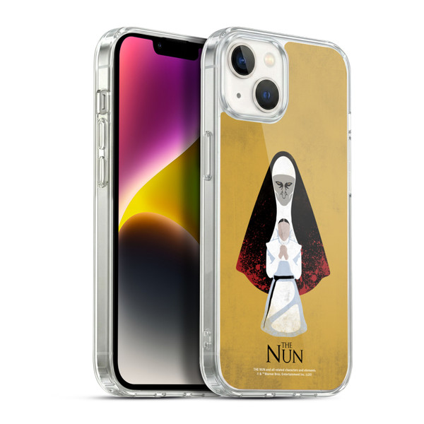 The Nun Valak Graphics Pray Soft Gel Case for Apple iPhone 14 Plus & MagSafe