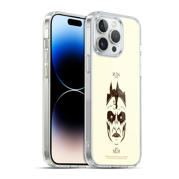 The Nun Valak Graphics Double Exposure 2 Soft Gel Case for Apple iPhone 14 Pro Max & MagSafe