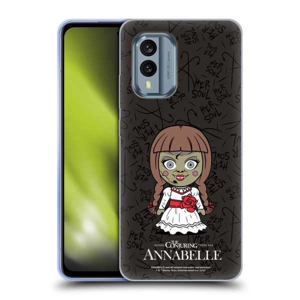 Annabelle Graphics Character Art Soft Gel Case for Nokia X30
