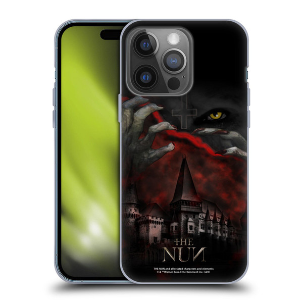 The Nun Valak Graphics Monastery Soft Gel Case for Apple iPhone 14 Pro