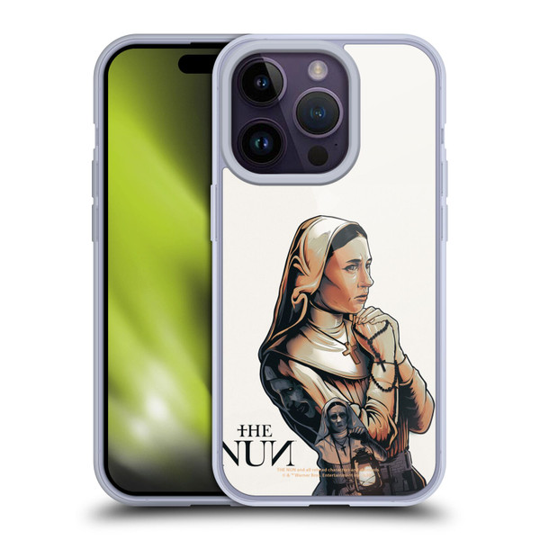 The Nun Valak Graphics Pray 2 Soft Gel Case for Apple iPhone 14 Pro