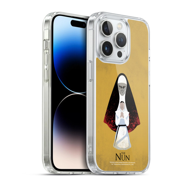 The Nun Valak Graphics Pray Soft Gel Case for Apple iPhone 14 Pro & MagSafe