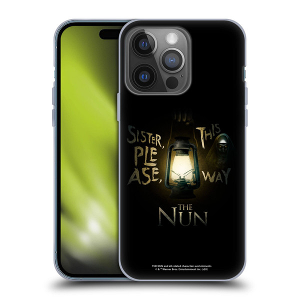 The Nun Valak Graphics This Way Soft Gel Case for Apple iPhone 14 Pro