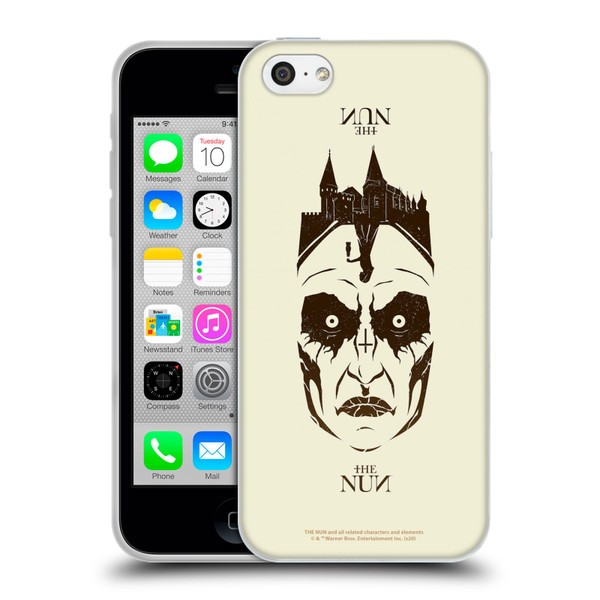 The Nun Valak Graphics Double Exposure 2 Soft Gel Case for Apple iPhone 5c
