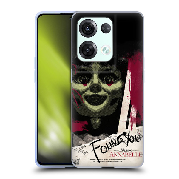 Annabelle Graphics Found You Soft Gel Case for OPPO Reno8 Pro