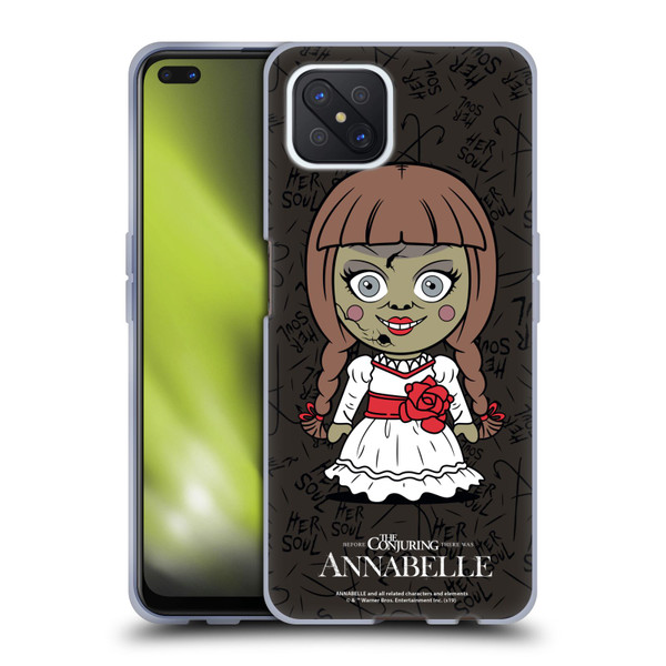 Annabelle Graphics Character Art Soft Gel Case for OPPO Reno4 Z 5G