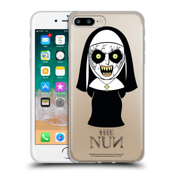 The Nun Valak Graphics Character Soft Gel Case for Apple iPhone 7 Plus / iPhone 8 Plus