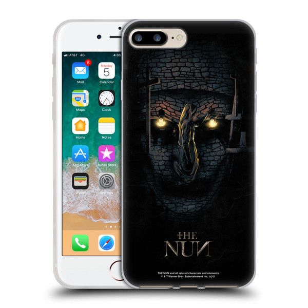 The Nun Valak Graphics Double Exposure Soft Gel Case for Apple iPhone 7 Plus / iPhone 8 Plus