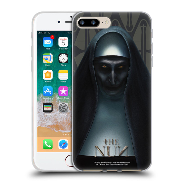 The Nun Valak Graphics Portrait Soft Gel Case for Apple iPhone 7 Plus / iPhone 8 Plus