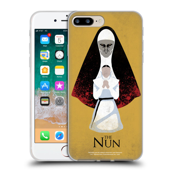 The Nun Valak Graphics Pray Soft Gel Case for Apple iPhone 7 Plus / iPhone 8 Plus