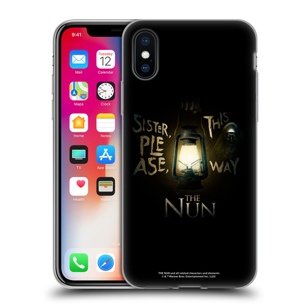 The Nun Valak Graphics This Way Soft Gel Case for Apple iPhone X / iPhone XS