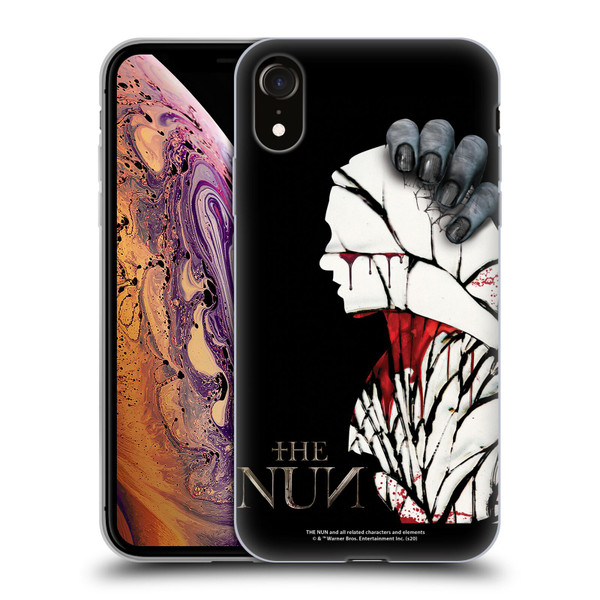 The Nun Valak Graphics Blood Hand Soft Gel Case for Apple iPhone XR