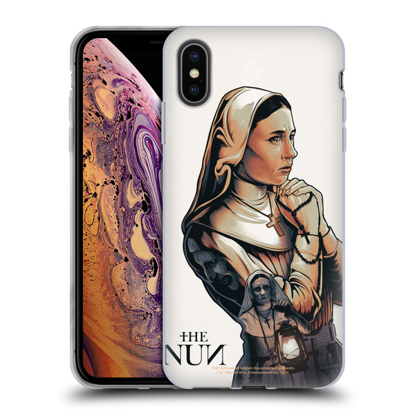 The Nun Valak Graphics Pray 2 Soft Gel Case for Apple iPhone XS Max