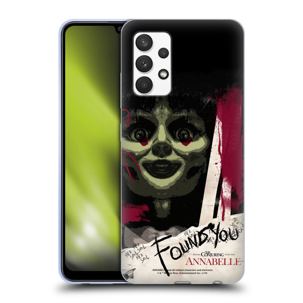 Annabelle Graphics Found You Soft Gel Case for Samsung Galaxy A32 (2021)