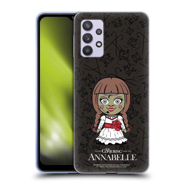 Annabelle Graphics Character Art Soft Gel Case for Samsung Galaxy A32 5G / M32 5G (2021)