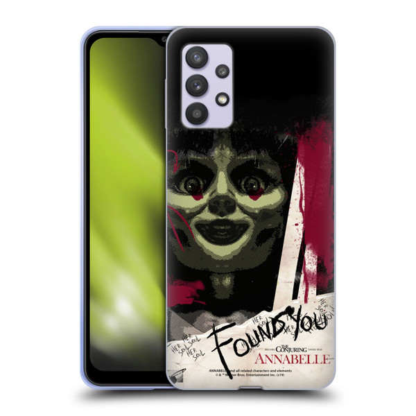 Annabelle Graphics Found You Soft Gel Case for Samsung Galaxy A32 5G / M32 5G (2021)