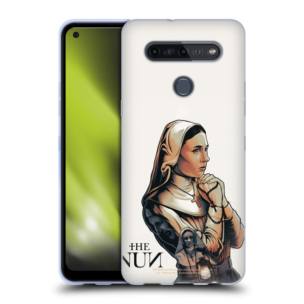 The Nun Valak Graphics Pray 2 Soft Gel Case for LG K51S