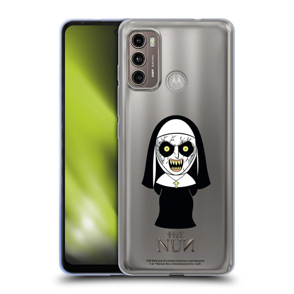 The Nun Valak Graphics Character Soft Gel Case for Motorola Moto G60 / Moto G40 Fusion