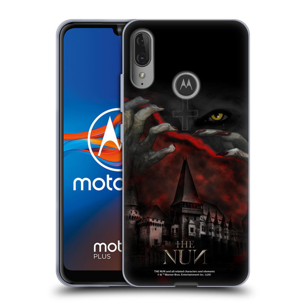 The Nun Valak Graphics Monastery Soft Gel Case for Motorola Moto E6 Plus