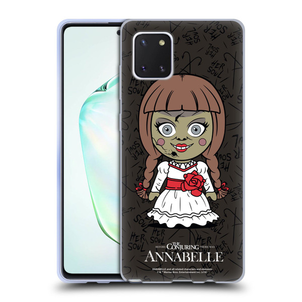 Annabelle Graphics Character Art Soft Gel Case for Samsung Galaxy Note10 Lite