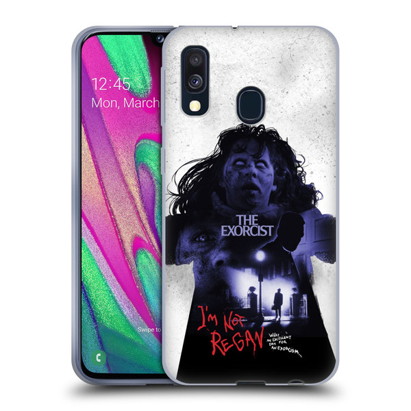 The Exorcist Graphics Poster 2 Soft Gel Case for Samsung Galaxy A40 (2019)